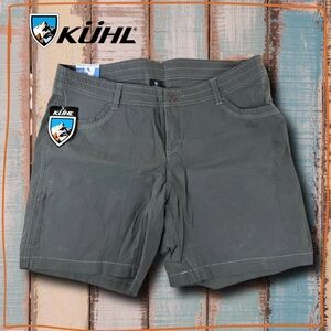KÜHL Women’s Hiking Shorts Size 16 Gray Performance Utility NWT Gorpcore